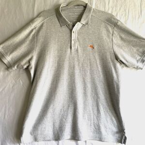 Tommy Bahama Island Zone Polo Shirt Men's Medium Gray Supima Cotton